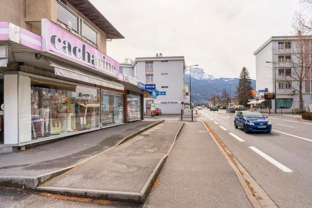 Studio Cosy Proche Du Centre + Parking Gratuit Cluses Luaran gambar